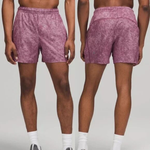 Lululemon Pace Breaker Short 7" *Linerless in "Gravel dust vintage Plum" S - Picture 1 of 5
